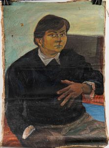 Maria Antonietta Gambaro - lotto di 2 dipinti su tela