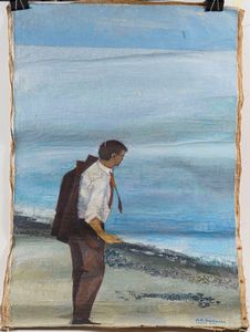 Maria Antonietta Gambaro : lotto di 2 dipinti su tela  - Asta Pittura del XIX-XX secolo - Associazione Nazionale - Case d'Asta italiane