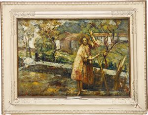 Ermenegildo Agazzi - Contadina