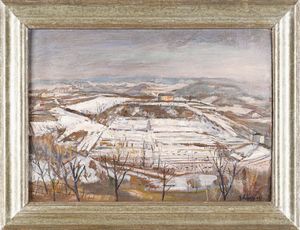 Eso Peluzzi - La Langa verso Santa Lucia A Monchiero