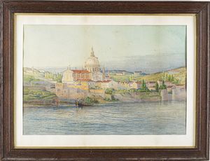 Robert Brydall - Veduta di S. Giorgio, Verona
