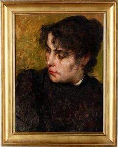Mosè Bianchi - Ritratto della moglie