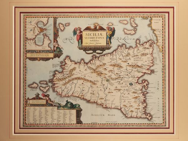 Siciliae veteris Typus apud Joannen Jansonium  - Asta Una collezione di stampe - parte I - Associazione Nazionale - Case d'Asta italiane