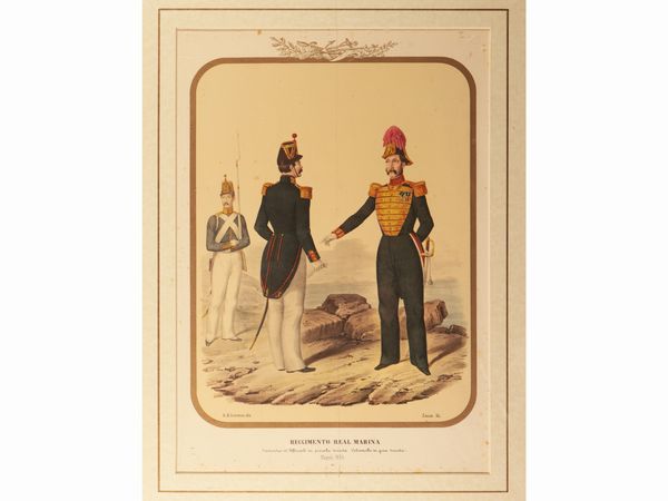 Militaria  - Asta Una collezione di stampe - parte I - Associazione Nazionale - Case d'Asta italiane