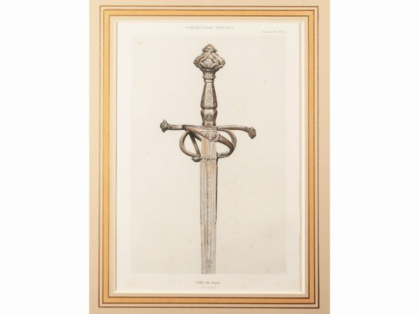 Armi della Collezione Spitzer  - Asta Una collezione di stampe - parte I - Associazione Nazionale - Case d'Asta italiane