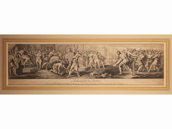 L'elevement des Sabines - La Paix entre les Romains et les Sabins  - Asta Una collezione di stampe - parte I - Associazione Nazionale - Case d'Asta italiane