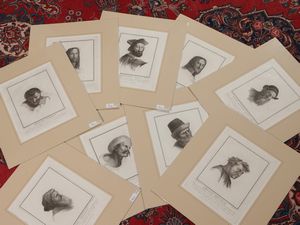 Ritratti di personaggi illustri  - Asta Una collezione di stampe - parte I - Associazione Nazionale - Case d'Asta italiane