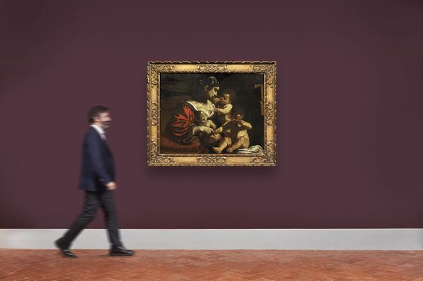 Seguace di Giovanni Francesco Barbieri detto il Guercino, sec. XVII  - Asta ARCADE I DIPINTI DAL SECOLO XV AL XVIII - Associazione Nazionale - Case d'Asta italiane