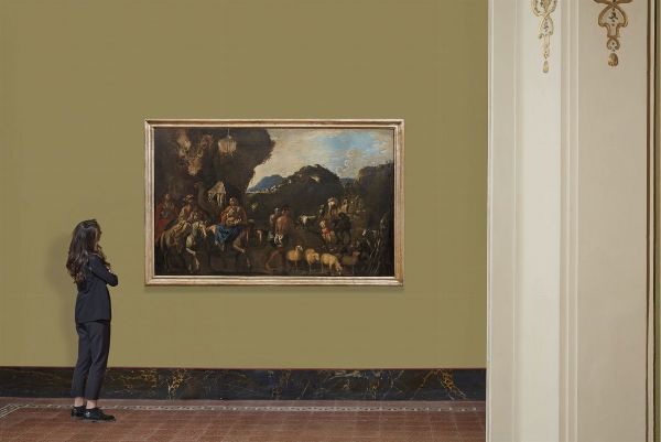 Scuola napoletana, sec. XVII  - Asta ARCADE I DIPINTI DAL SECOLO XV AL XVIII - Associazione Nazionale - Case d'Asta italiane