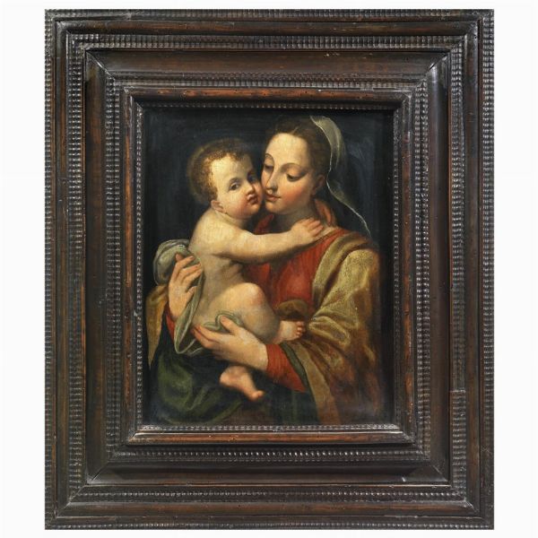 Scuola lombarda, sec. XVI  - Asta ARCADE I DIPINTI DAL SECOLO XV AL XVIII - Associazione Nazionale - Case d'Asta italiane