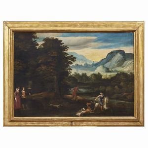 Artista fiammingo attivo in Veneto, sec. XVII�����������������������������  - Asta ARCADE I DIPINTI DAL SECOLO XV AL XVIII - Associazione Nazionale - Case d'Asta italiane