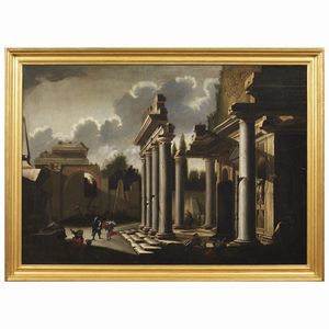 Scuola romana, sec. XVII  - Asta ARCADE I DIPINTI DAL SECOLO XV AL XVIII - Associazione Nazionale - Case d'Asta italiane