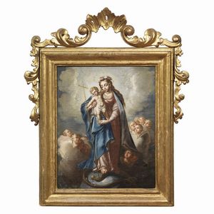 Scuola napoletana, sec. XVIII  - Asta ARCADE I DIPINTI DAL SECOLO XV AL XVIII - Associazione Nazionale - Case d'Asta italiane