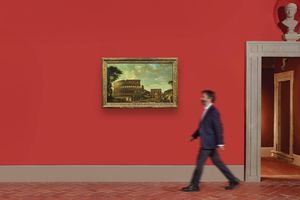Scuola di Giovanni Paolo Panini, sec. XVIII  - Asta ARCADE I DIPINTI DAL SECOLO XV AL XVIII - Associazione Nazionale - Case d'Asta italiane