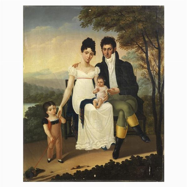 Scuola lucchese, sec. XIX  - Asta ARCADE | DIPINTI DAL XIX AL XX SECOLO - Associazione Nazionale - Case d'Asta italiane