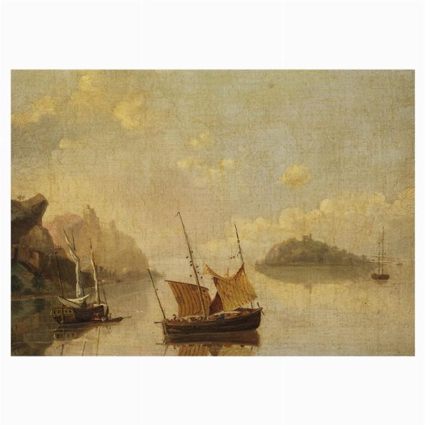 SCUOLA INGLESE, SEC. XIX : ����� Scuola Inglese, sec. XIX  - Asta ARCADE | DIPINTI DAL XIX AL XX SECOLO - Associazione Nazionale - Case d'Asta italiane