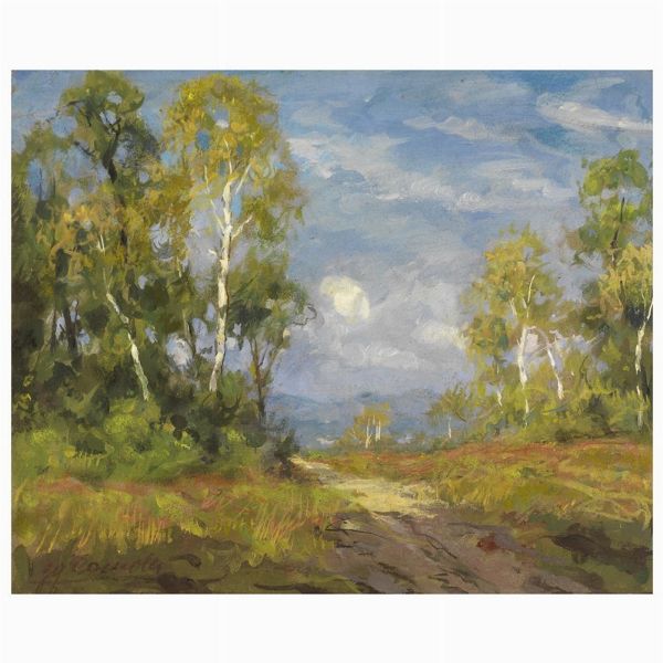 Comolli Gigi : Gigi Comolli  - Asta ARCADE | DIPINTI DAL XIX AL XX SECOLO - Associazione Nazionale - Case d'Asta italiane