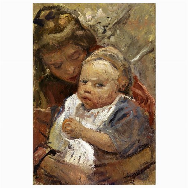 CIANI CESARE : Cesare Ciani  - Asta ARCADE | DIPINTI DAL XIX AL XX SECOLO - Associazione Nazionale - Case d'Asta italiane