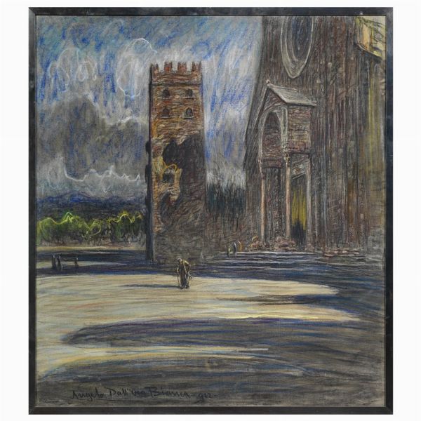 DALL'OCA BIANCA ANGELO : Angelo Dall'Oca Bianca  - Asta ARCADE | DIPINTI DAL XIX AL XX SECOLO - Associazione Nazionale - Case d'Asta italiane