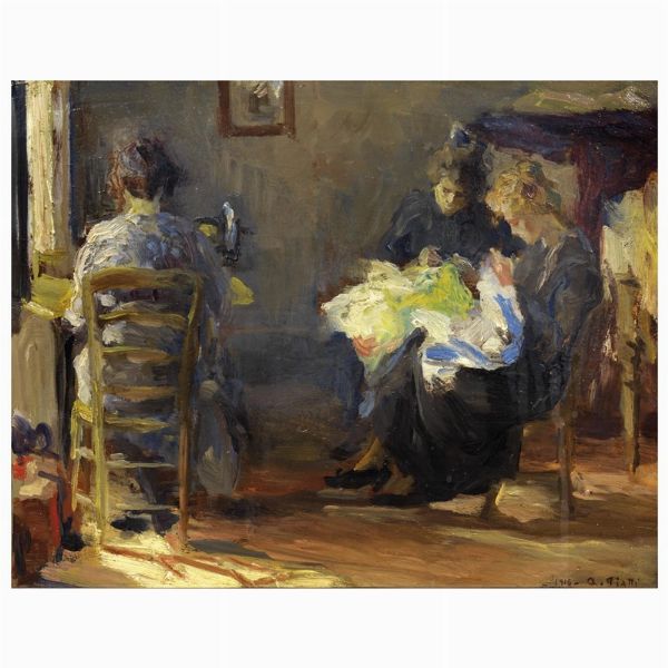 PIATTI ANTONIO : Antonio Piatti  - Asta ARCADE | DIPINTI DAL XIX AL XX SECOLO - Associazione Nazionale - Case d'Asta italiane