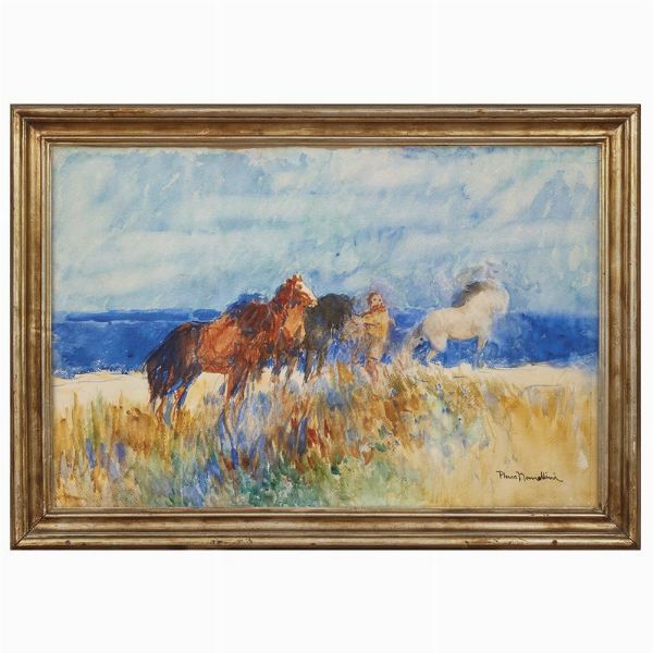 NOMELLINI PLINIO : Plinio Nomellini  - Asta ARCADE | DIPINTI DAL XIX AL XX SECOLO - Associazione Nazionale - Case d'Asta italiane