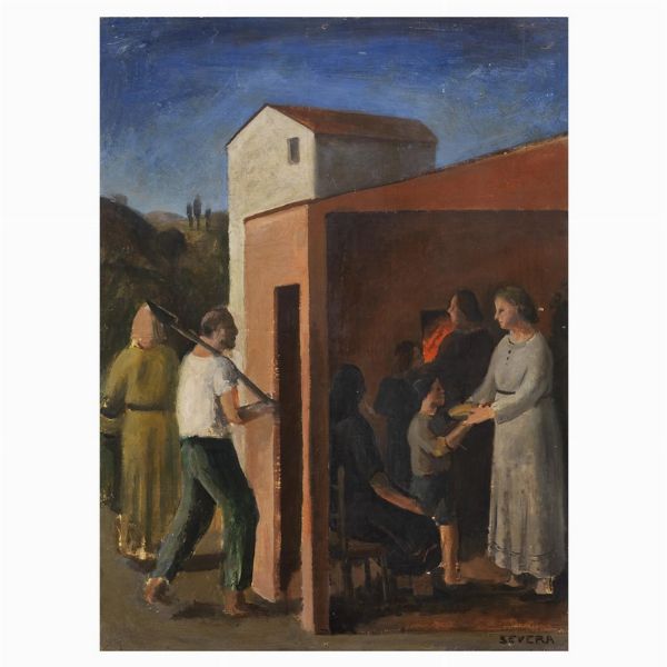 SEVERA CARLO : Carlo Severa  - Asta ARCADE | DIPINTI DAL XIX AL XX SECOLO - Associazione Nazionale - Case d'Asta italiane