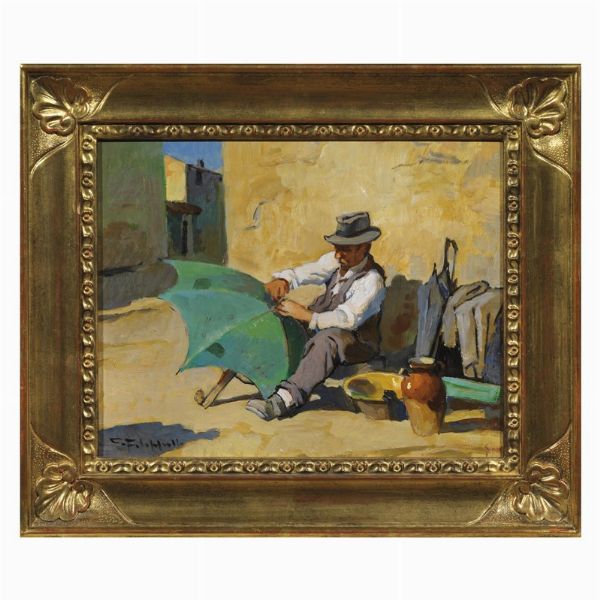 FILIPPELLI CAFIERO : Cafiero Filippelli  - Asta ARCADE | DIPINTI DAL XIX AL XX SECOLO - Associazione Nazionale - Case d'Asta italiane