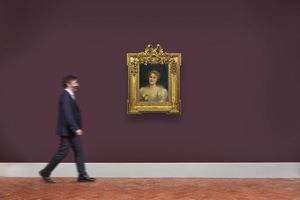 GORDIGIANI MICHELE : Attribuito a Michele Gordigiani  - Asta ARCADE | DIPINTI DAL XIX AL XX SECOLO - Associazione Nazionale - Case d'Asta italiane