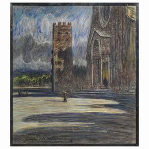 DALL'OCA BIANCA ANGELO : Angelo Dall'Oca Bianca  - Asta ARCADE | DIPINTI DAL XIX AL XX SECOLO - Associazione Nazionale - Case d'Asta italiane