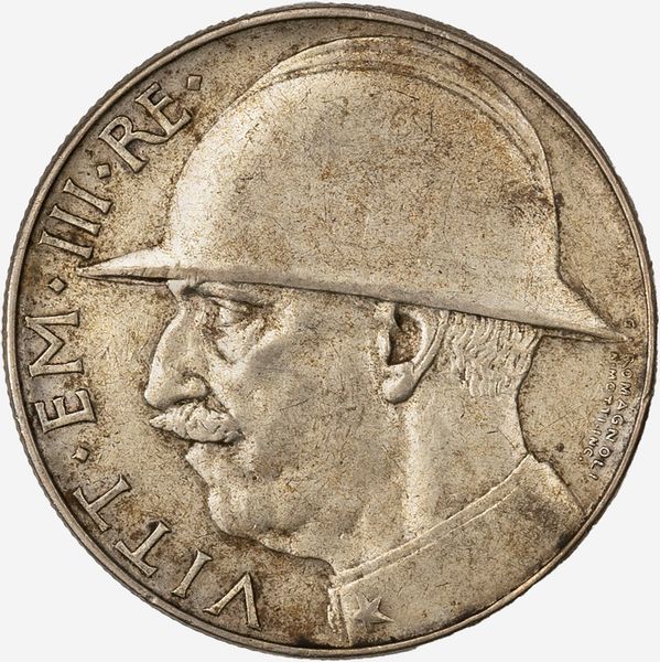 Regno d'Italia, VITTORIO EMANUELE III, 1900-1946 : 20 Lire Elmetto  - Asta Numismatica - Associazione Nazionale - Case d'Asta italiane