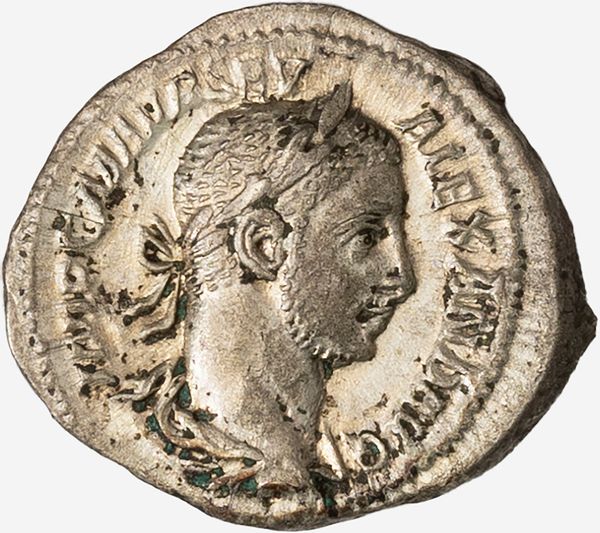 Impero Romano, ALESSANDRO SEVERO, 222-235 d.C. : Denario databile al 222-228 d.C.  - Asta Numismatica - Associazione Nazionale - Case d'Asta italiane