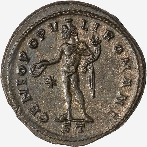 Impero Romano, DIOCLEZIANO, 284-305 d.C. : Follis databile al 296-297 d.C.  - Asta Numismatica - Associazione Nazionale - Case d'Asta italiane