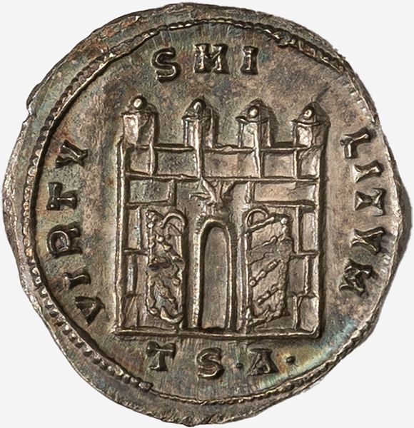 Impero Romano, DIOCLEZIANO, 284-305 d.C. : Argenteo databile al 302 d.C.  - Asta Numismatica - Associazione Nazionale - Case d'Asta italiane
