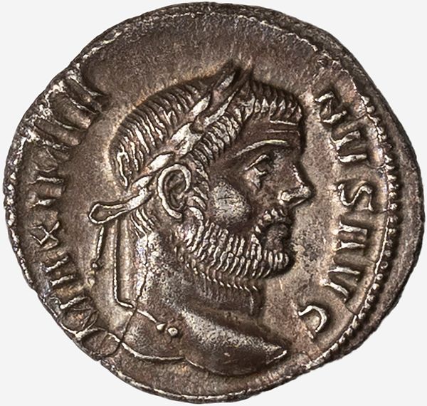 Impero Romano, MASSIMIANO ERCOLE, 286-310 d.C : Argenteo databile al 294 d.C.  - Asta Numismatica - Associazione Nazionale - Case d'Asta italiane