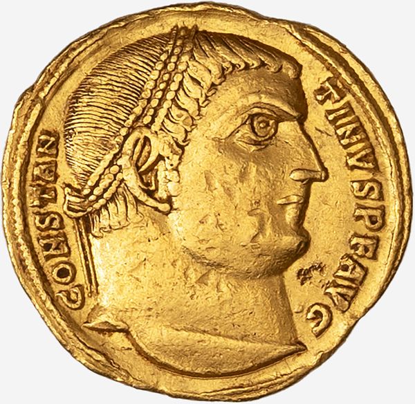 Impero Romano, COSTANTINO, 330-337 d.C. : SOLIDO databile al 317-319 d.C.  - Asta Numismatica - Associazione Nazionale - Case d'Asta italiane