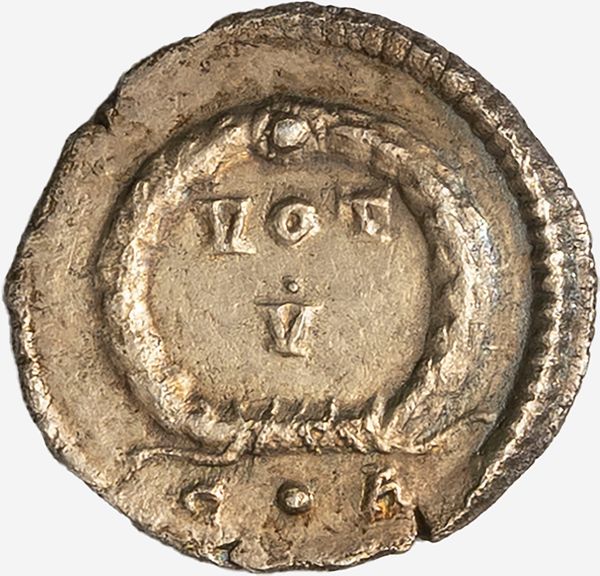Impero Romano, VALENTINIANO I, 364-375 d.C. : Siliqua databile al 340-350 d.C.  - Asta Numismatica - Associazione Nazionale - Case d'Asta italiane