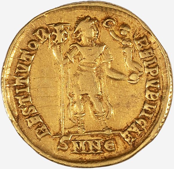 Impero Romano, VALENTINIANO I, 364-375 d.C. : Solido databile al 364-367 d.C.  - Asta Numismatica - Associazione Nazionale - Case d'Asta italiane