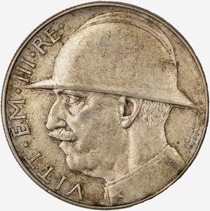 Regno d'Italia, VITTORIO EMANUELE III, 1900-1946 - 20 Lire Elmetto