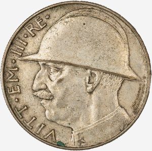 Regno d'Italia, VITTORIO EMANUELE III, 1900-1946 - 20 Lire Elmetto