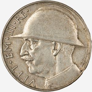 Regno d'Italia, VITTORIO EMANUELE III, 1900-1946 - 20 Lire Elmetto