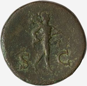 Impero Romano, VESPASIANO, 69-79 d.C. : Sesterzio databile al 71 d.C.  - Asta Numismatica - Associazione Nazionale - Case d'Asta italiane