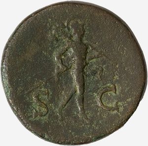 Impero Romano, VESPASIANO, 69-79 d.C. : Sesterzio databile al 71 d.C.  - Asta Numismatica - Associazione Nazionale - Case d'Asta italiane