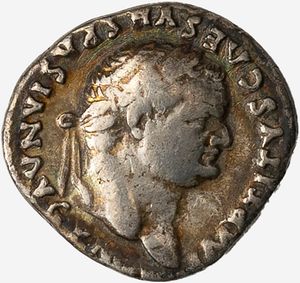 Impero Romano, TITO, 79-81 d.C. - Denario databile al 79 d.C.