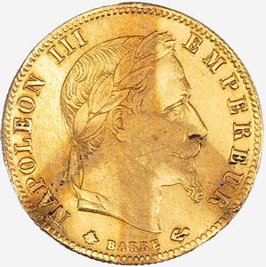 Francia, NAPOLEONE III, 1852-1870 : 5 franchi  - Asta Numismatica - Associazione Nazionale - Case d'Asta italiane