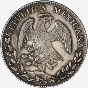 Messico, REPUBBLICA MESSICANA - 8 reales