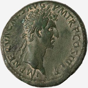 Impero Romano, NERVA, 96-98 d.C. : Sesterzio databile al 96 d.C.  - Asta Numismatica - Associazione Nazionale - Case d'Asta italiane
