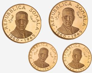 Somalia, REPUBBLICA (DAL 1960) - LOTTO COMPOSTO DA DUE ESEMPLARI DA 50 SHILLINGS E DA DUE ESEMPLARI DA 20 SHILLINGS