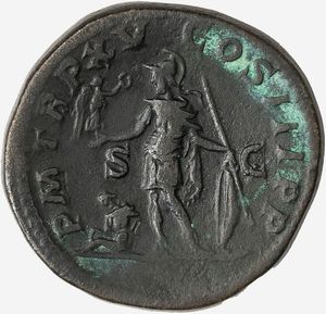 Impero Romano, CARACALLA, 211-217 d.C. : Sesterzio databile al 212 d.C.  - Asta Numismatica - Associazione Nazionale - Case d'Asta italiane