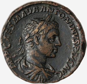 Impero Romano, ELIOGABALO, 218-222 d.C. - Sesterzio databile al 220 d.C.