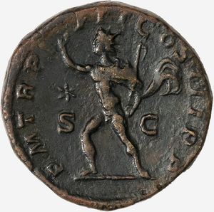 Impero Romano, ELIOGABALO, 218-222 d.C. : Sesterzio databile al 220 d.C.  - Asta Numismatica - Associazione Nazionale - Case d'Asta italiane